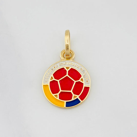 Dije Escudo Selección 1.15g / 3/4 in Oro Amarillo 18K