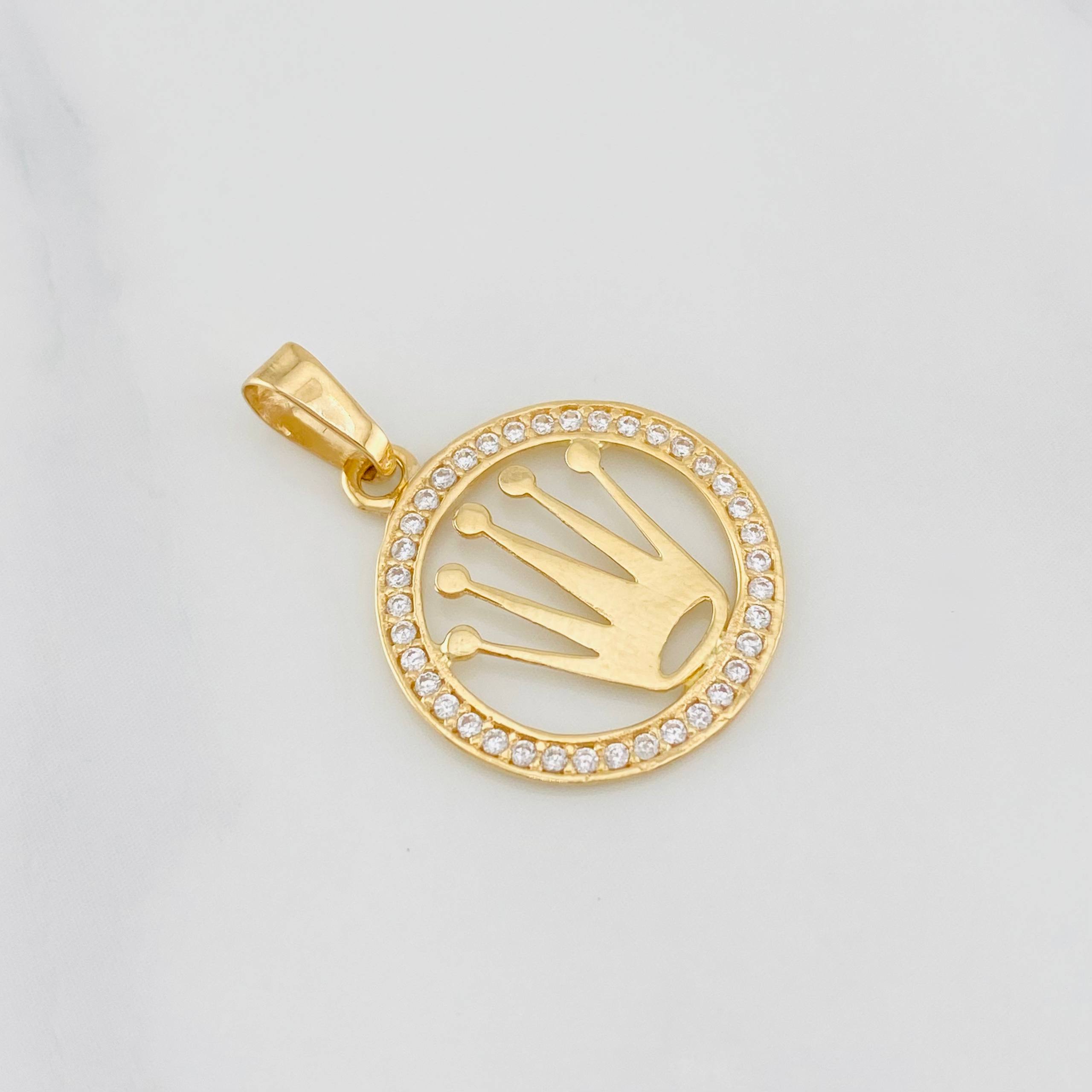 Dije Corona 1.15g / 1 in Oro Amarillo 18K