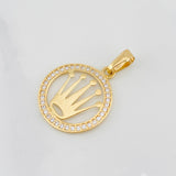 Dije Corona 1.15g / 1 in Oro Amarillo 18K