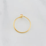 Anillo Trio Vertical 1.05g / T7 Oro Amarillo 18K