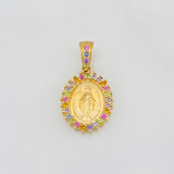 Dije Virgen Milagrosa 1.6g / 3/4 in Oro Amarillo 18K