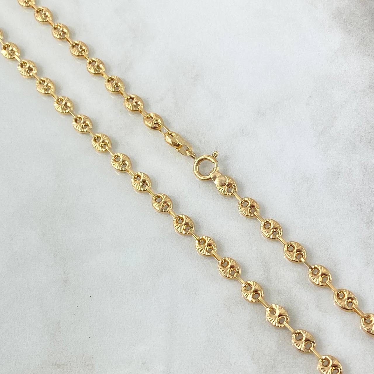 GC Chain 11.95gr / 60cm / 5mm Diamond Cut 18K Yellow Gold *
