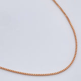 Venetian Chain 2.6gr / 18 1/2 in / Rose Gold +3 18K %