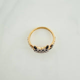 Anillo Corazon Devil 2.65gr / T6 3/4 / Tres Oros 18K &