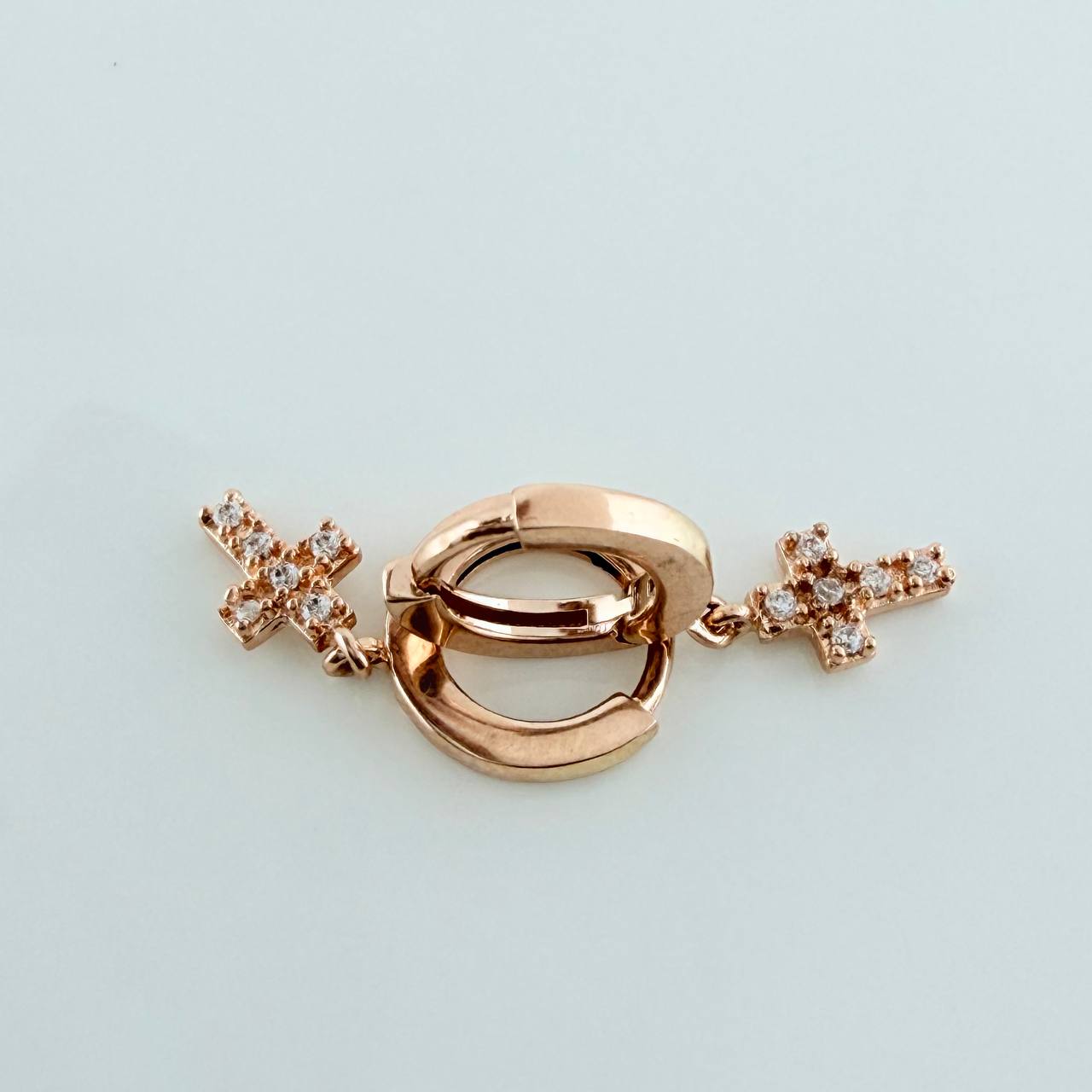 Candongas Redondas  3.2gr / 3/4 in / Oro Rosa 18K $