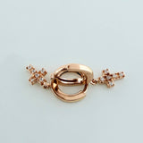 Candongas Redondas  3.2gr / 3/4 in / Oro Rosa 18K $