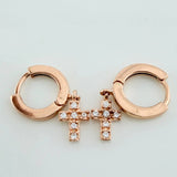 Candongas Redondas  3.2gr / 3/4 in / Oro Rosa 18K $