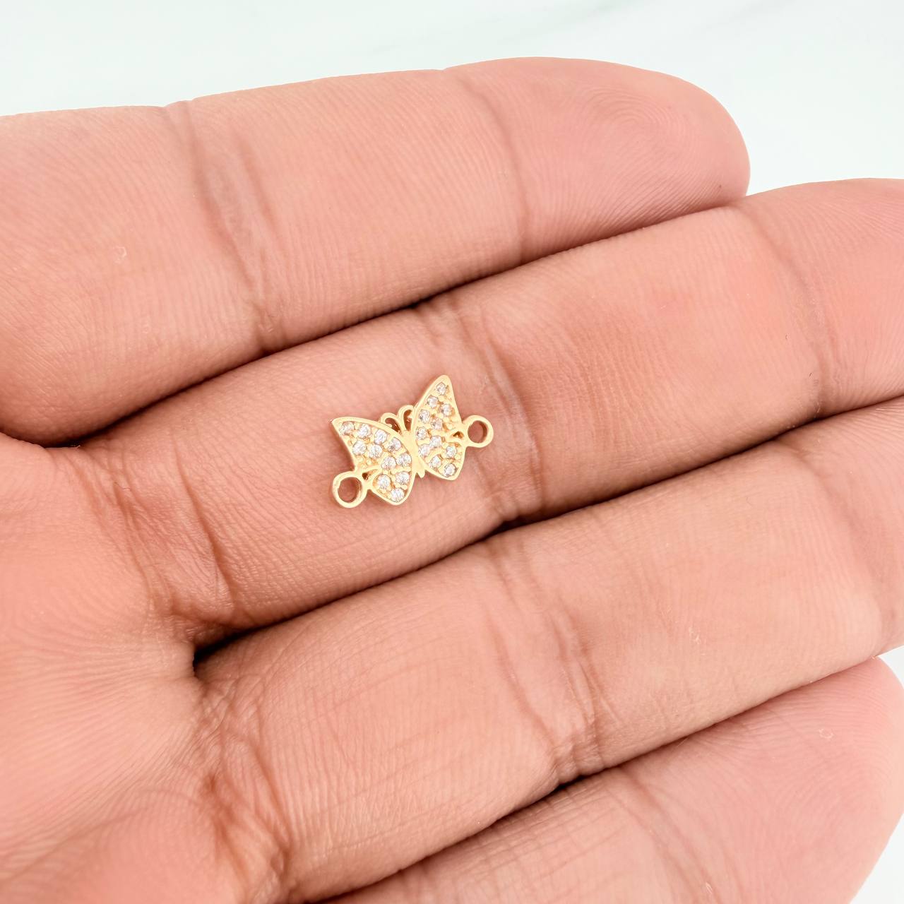 Herraje Mariposa 0.65gr / 1/2 in / Oro Amarillo 18K $