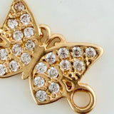 Herraje Mariposa 0.65gr / 1/2 in / Oro Amarillo 18K $
