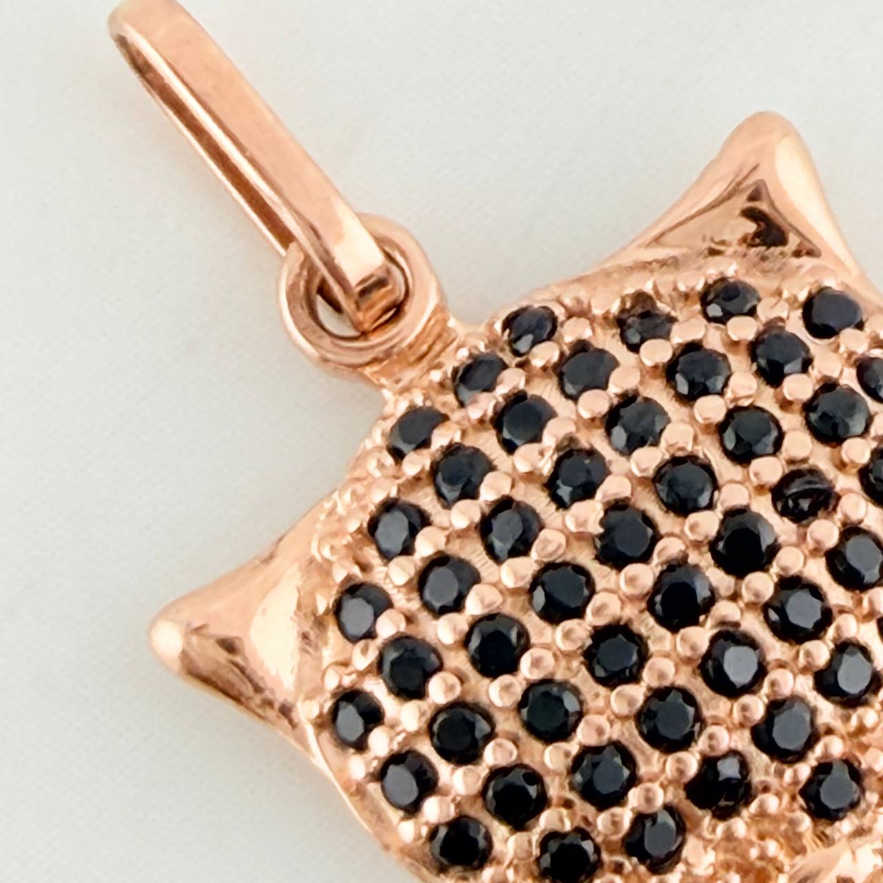 Dije Gato 2gr / 1 in / Oro Rosa 18K $