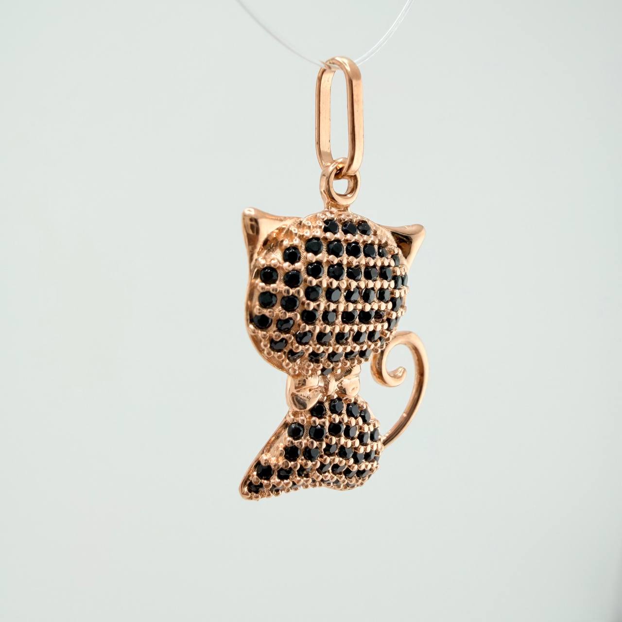 Dije Gato 2gr / 1 in / Oro Rosa 18K $