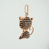 Dije Gato 2gr / 1 in / Oro Rosa 18K $