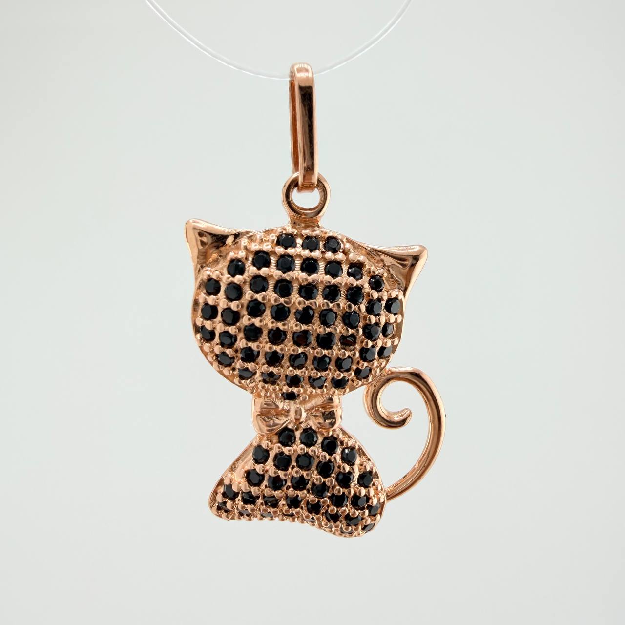 Dije Gato 2gr / 1 in / Oro Rosa 18K $
