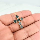 Clover Cross Pendant 2.65g / 1 1/2 in / Yellow Gold Nac.Esp. 18K $