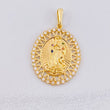 Pendant Virgin of Guadalupe 3.85g / 1 1/4 in Yellow Gold 18K