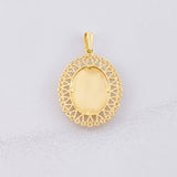 Pendant Virgin of Guadalupe 3.85g / 1 1/4 in Yellow Gold 18K
