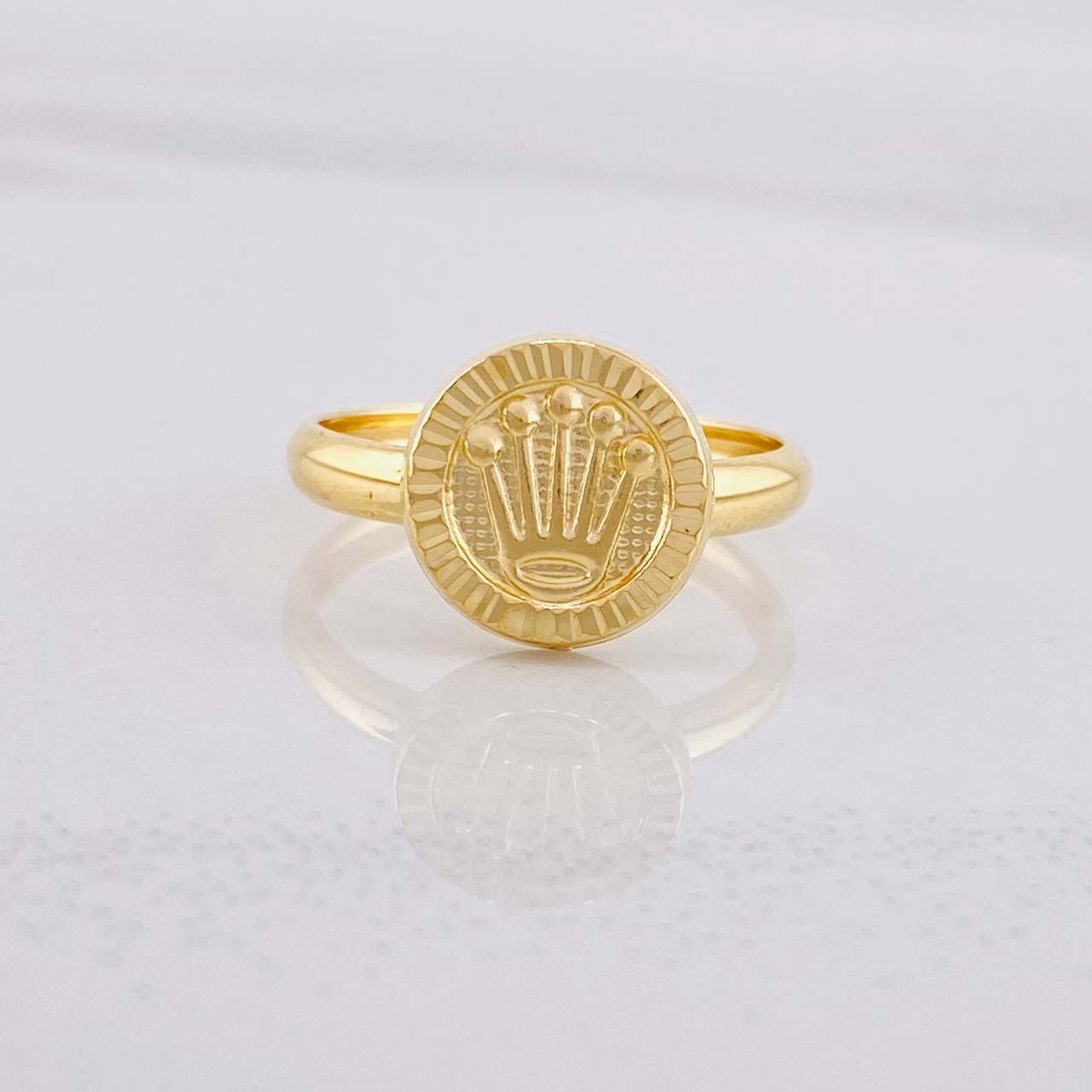 Circle Crown Ring 1g / T5 Yellow Gold 18K