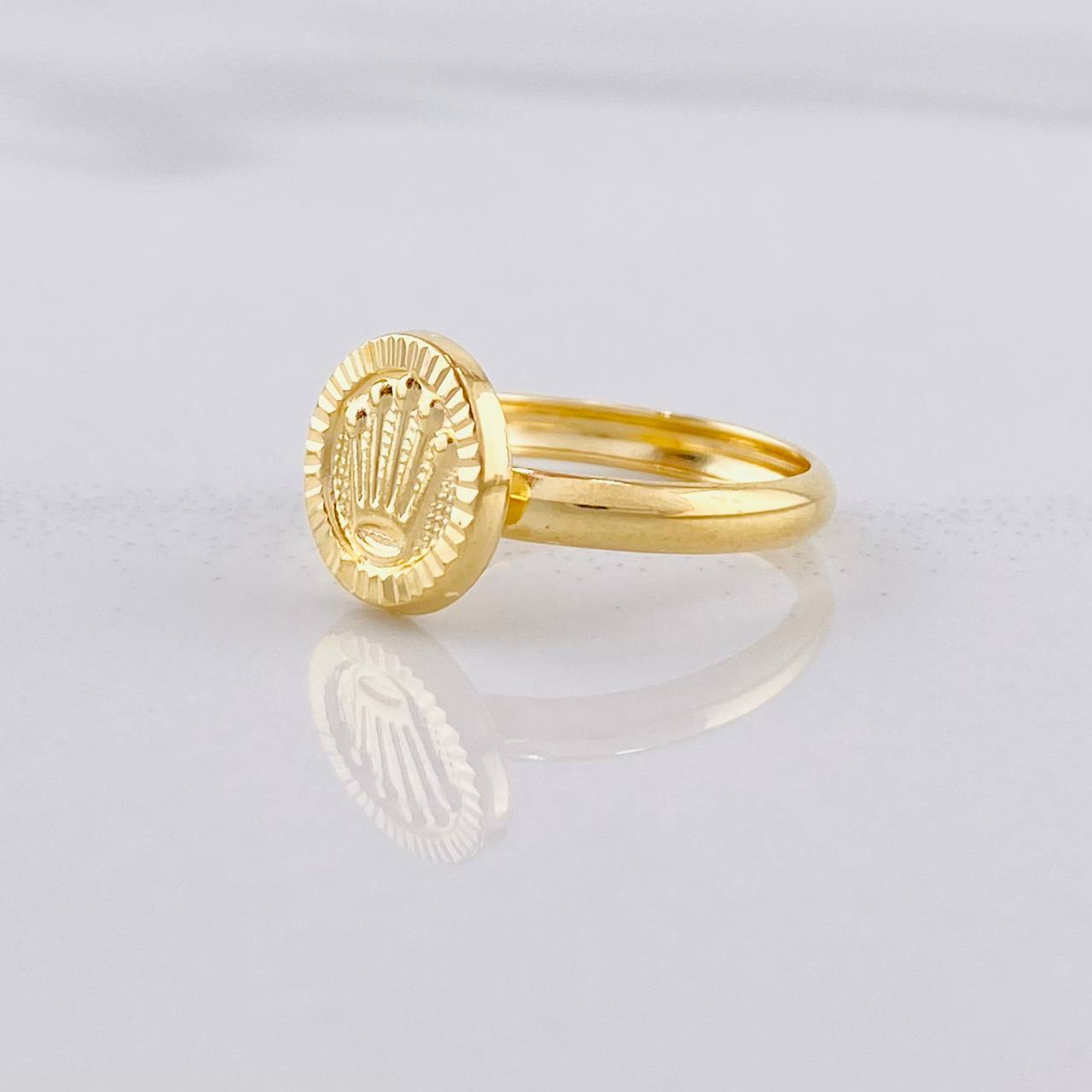 Circle Crown Ring 1g / T5 Yellow Gold 18K