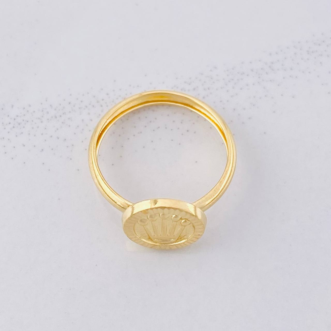 Circle Crown Ring 1g / T5 Yellow Gold 18K