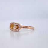 Anillo Niza 2.9gr / T6 1/2 / Oro Rosa Nac.Esp. 18K %