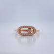 Anillo Niza 3gr / T6 1/2 / Oro Rosa Nac.Esp. 18K %