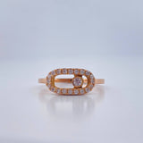 Anillo Niza 2.9gr / T6 1/2 / Oro Rosa Nac.Esp. 18K %
