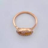 Anillo Niza 2.9gr / T6 1/2 / Oro Rosa Nac.Esp. 18K %