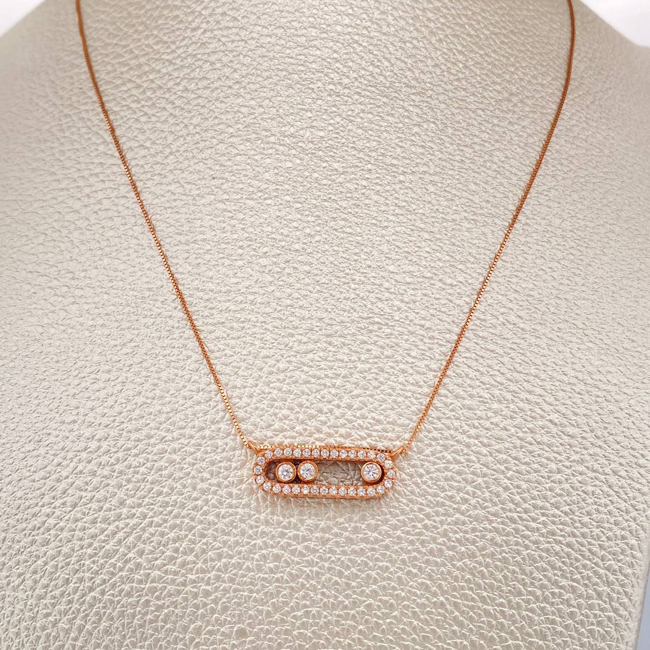 Niza Chain 4.7gr / 17 3/4 in / Rose Gold +3 18K %