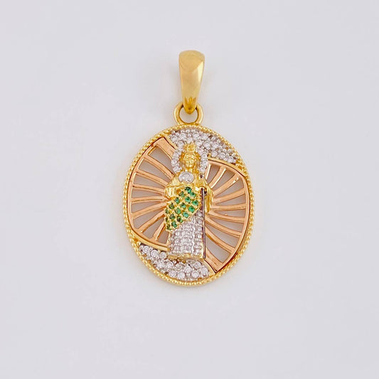 Dije San Judas 4.4g / 1 1/4 in Tres Oros 18K