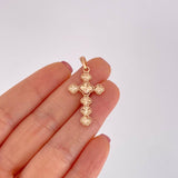 Dije Trebol Diamantado 2.65g / 1 1/2 in Oro Rosa 18K