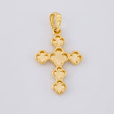 Dije Trebol Diamantado 2.45g / 1 1/4 in Oro Amarillo 18K