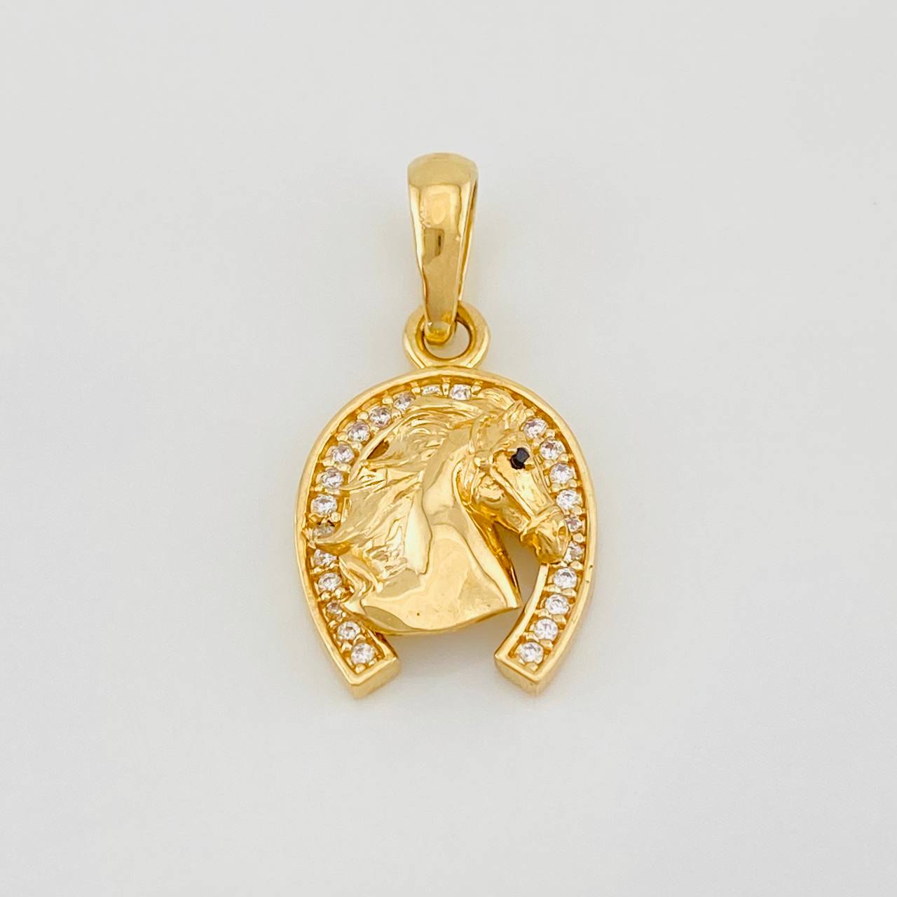Dije Herradura Caballo 2.45g / 3/4 in Oro Amarillo 18K