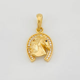Dije Herradura Caballo 2.45g / 3/4 in Oro Amarillo 18K