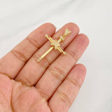 Dije Cruz Clavo 3.25g / 1 1/4 in Oro Amarillo 18K