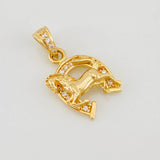 Dije Herradura Caballo 1.8g / 3/4 in Oro Amarillo 18K