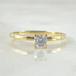 Smooth Solitaire Ring 1.55gr / Size 6 / 18K Gold *