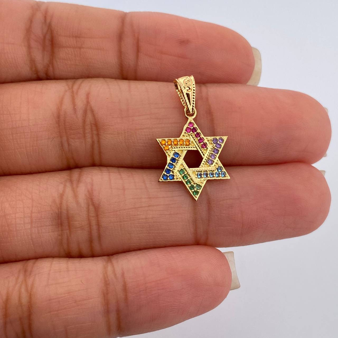 Star of David Pendant 1.15gr / 18K Gold +0$