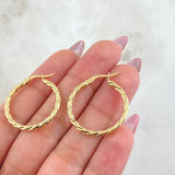 Candongas Mary 1.9gr / 1 in / Oro Amarillo 18K *