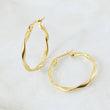 Hoop Earrings Mai 1.55gr / 1in / 18K Gold +0$