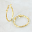 Andy Hoop Earrings 1.75gr / 1in / 18K Gold