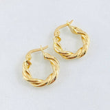 Emmi Hoop Earrings 1.3gr / 1/2 in / 18K Gold
