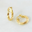 Hoop Earrings Mai 1.1gr / 1/2 in / 18K Gold