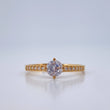 Anillo Solitario Churumbela 1.55gr / T6 1/4/ Oro Amarillo 18K %