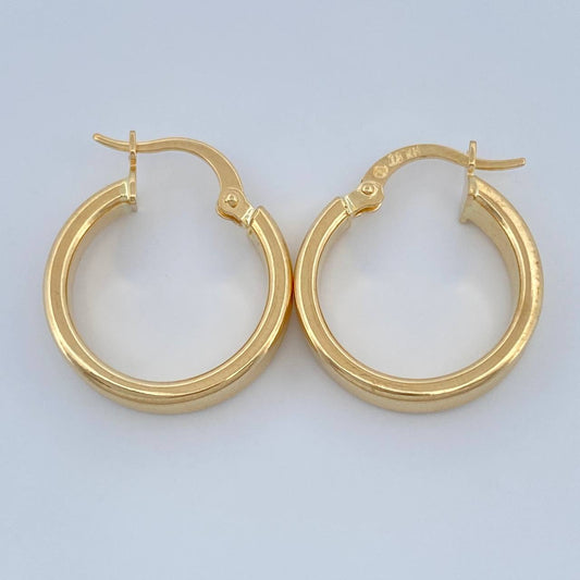 Candongas Andy 2.3gr / 3/4 in / Oro Amarillo 18K %