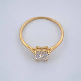 Anillo Corazon 1.3gr / T5 1/2 / Oro Amarillo 18K %