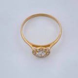 Anillo Halo Circulo 1.65gr / T6 / Oro Amarillo 18K %