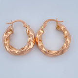 Candongas Kari 2.85gr / 3/4 in / Oro Rosa 18K %