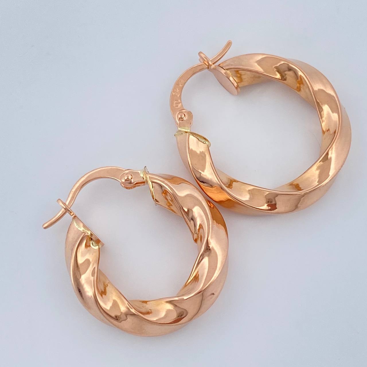 Candongas Kari 2.85gr / 3/4 in / Oro Rosa 18K %