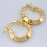 Candongas Clau 1.15gr / 1/2 in / Oro Amarillo 18K %