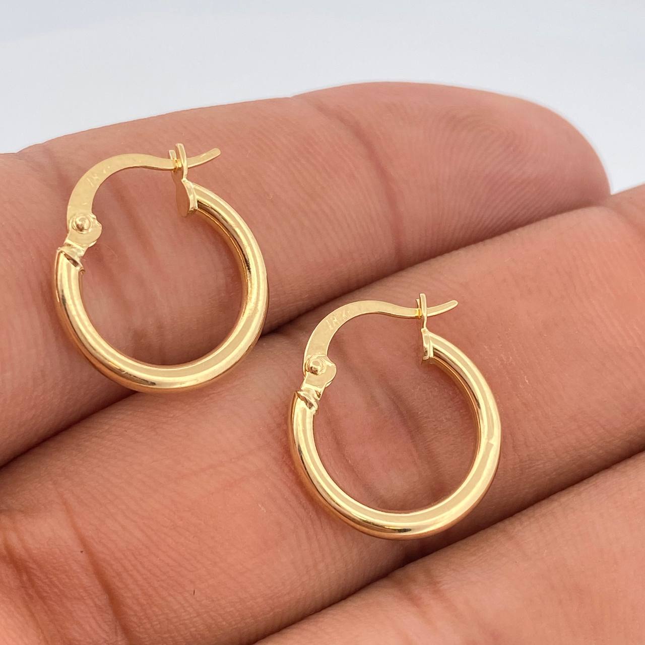Candongas Jass 1.1gr / 3/4 in / Oro Amarillo 18K %